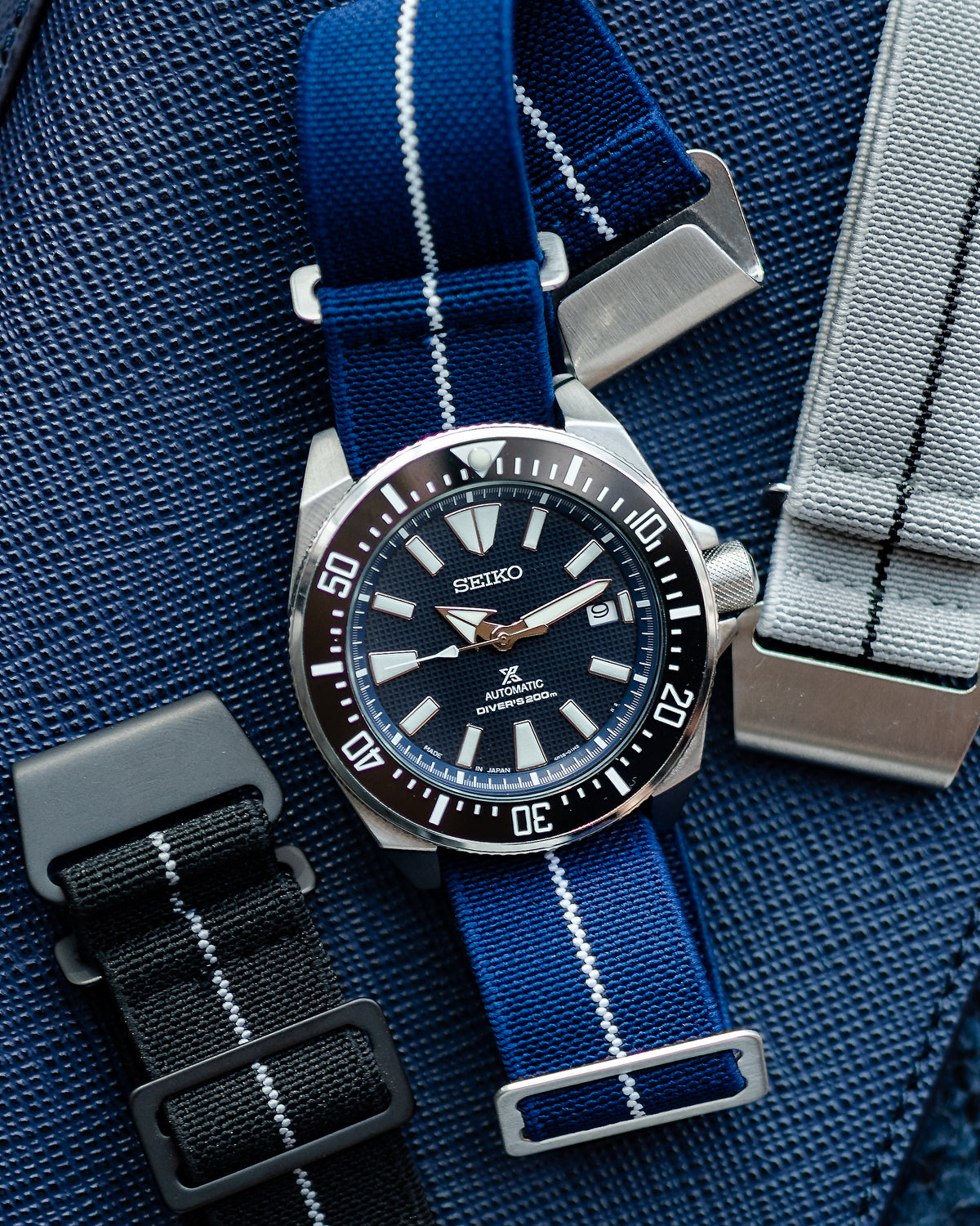 PARA Elastic - Navy Blue with White Centerline