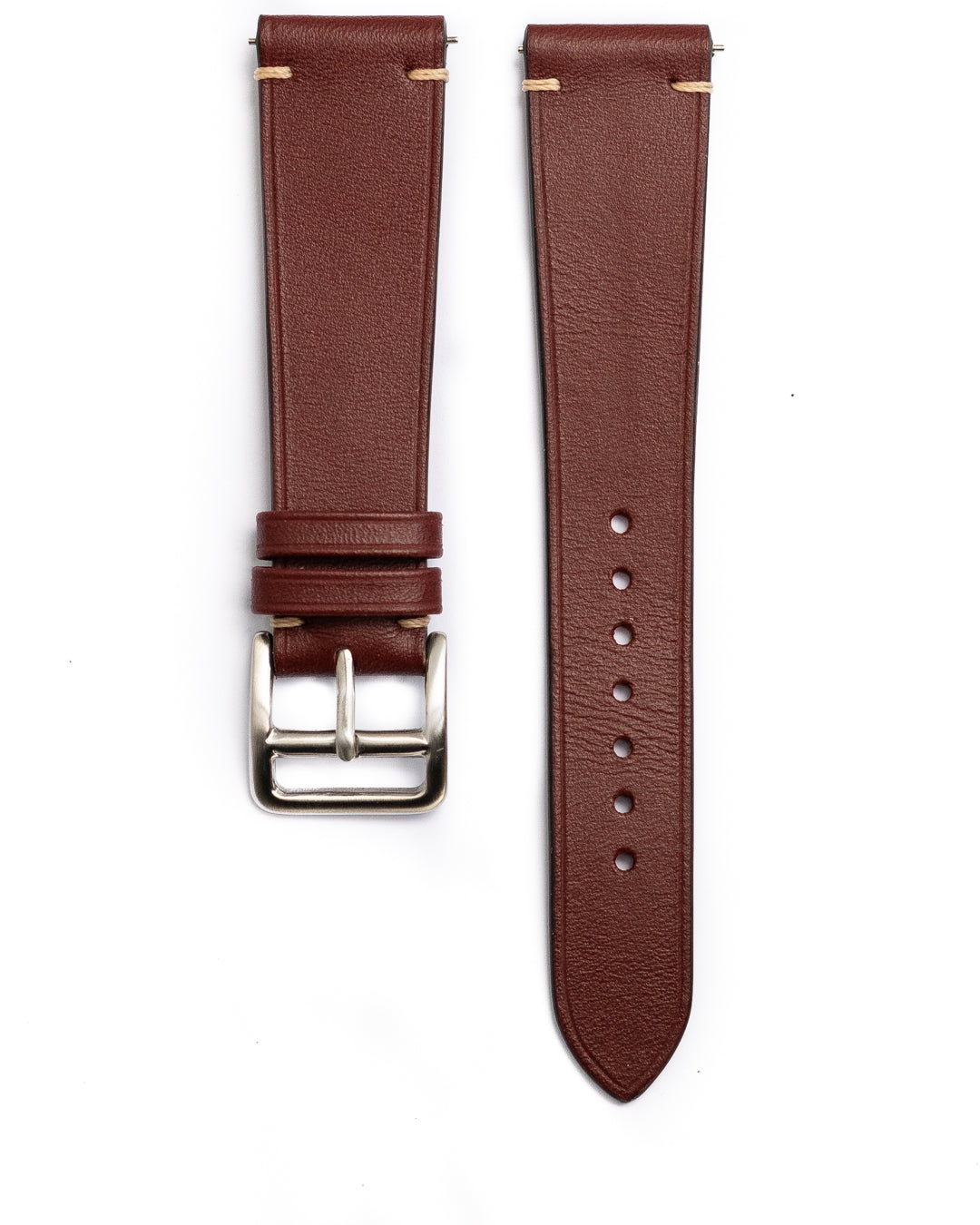 Minimalist Side Stitch Strap (Mahogany)