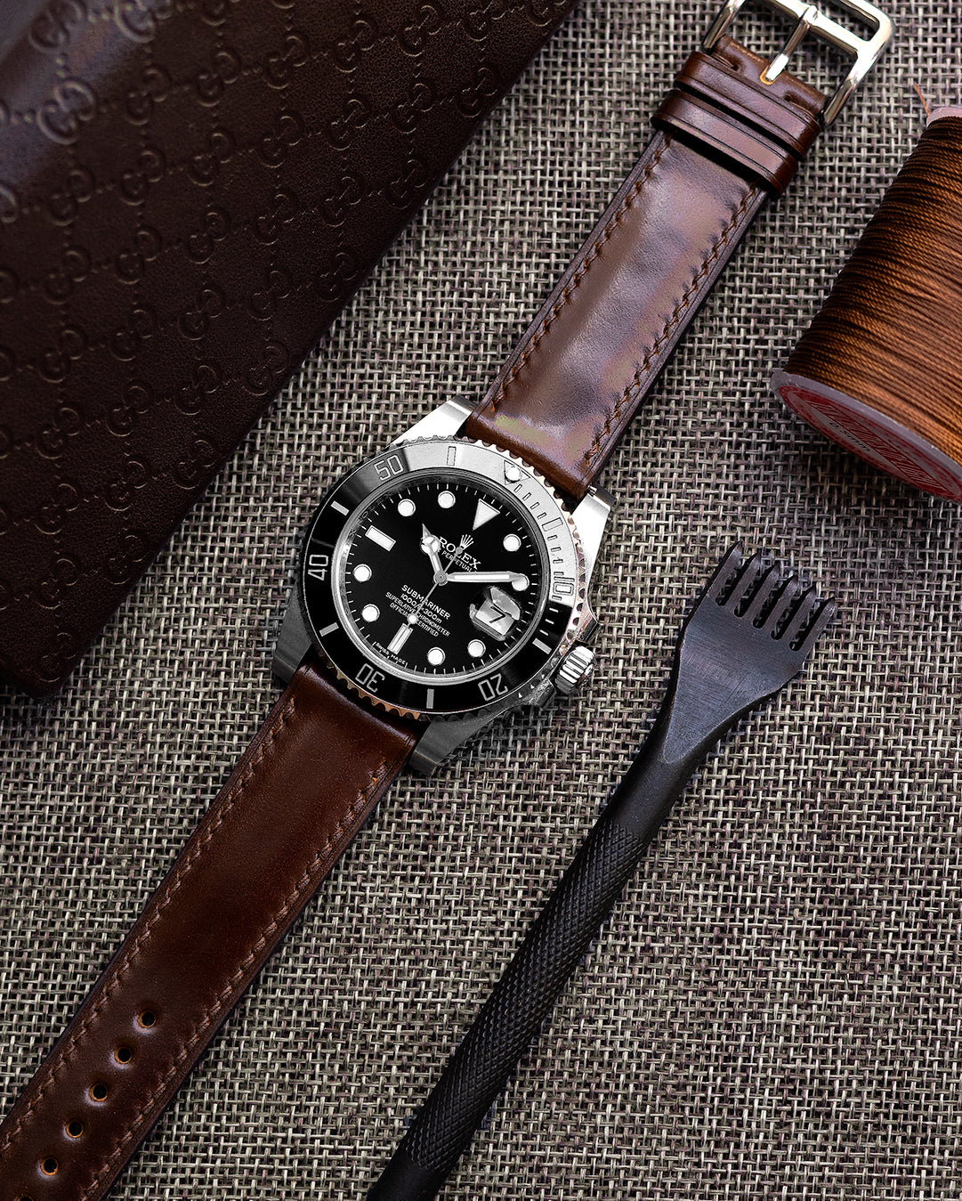 Shell Cordovan Strap (Cognac)