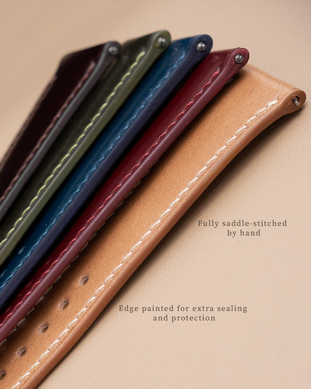 Shell Style Straps Shell Cordovan Strap (Cognac) - Monstraps