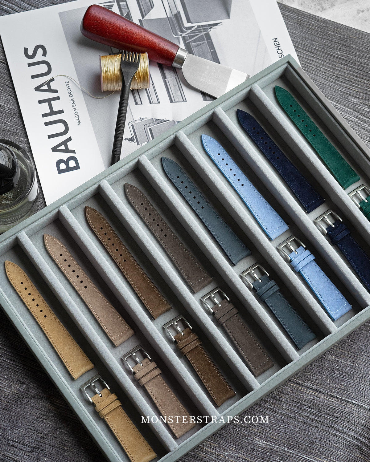 Suede Leather Strap (Cedar Brown)