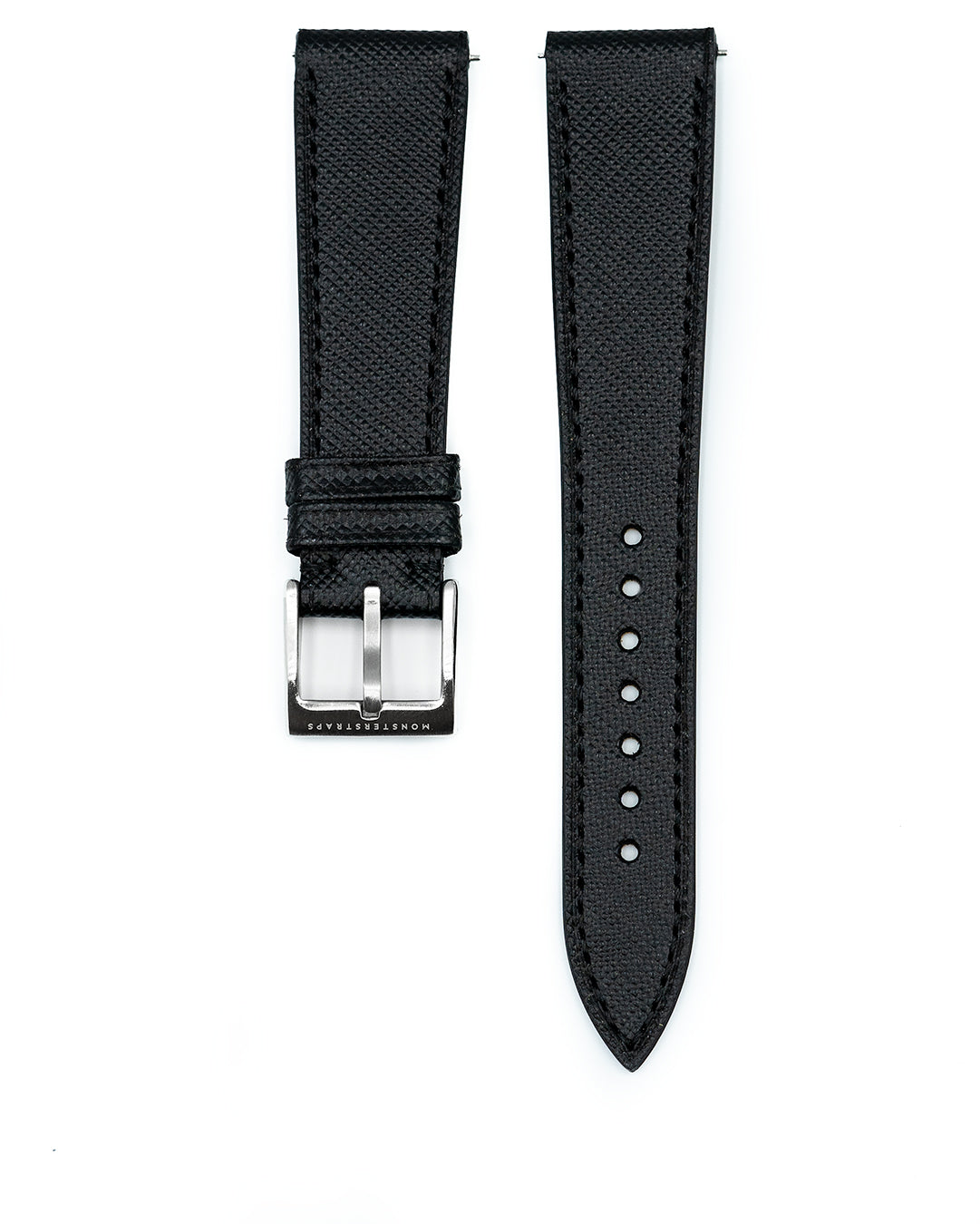 black leather strap