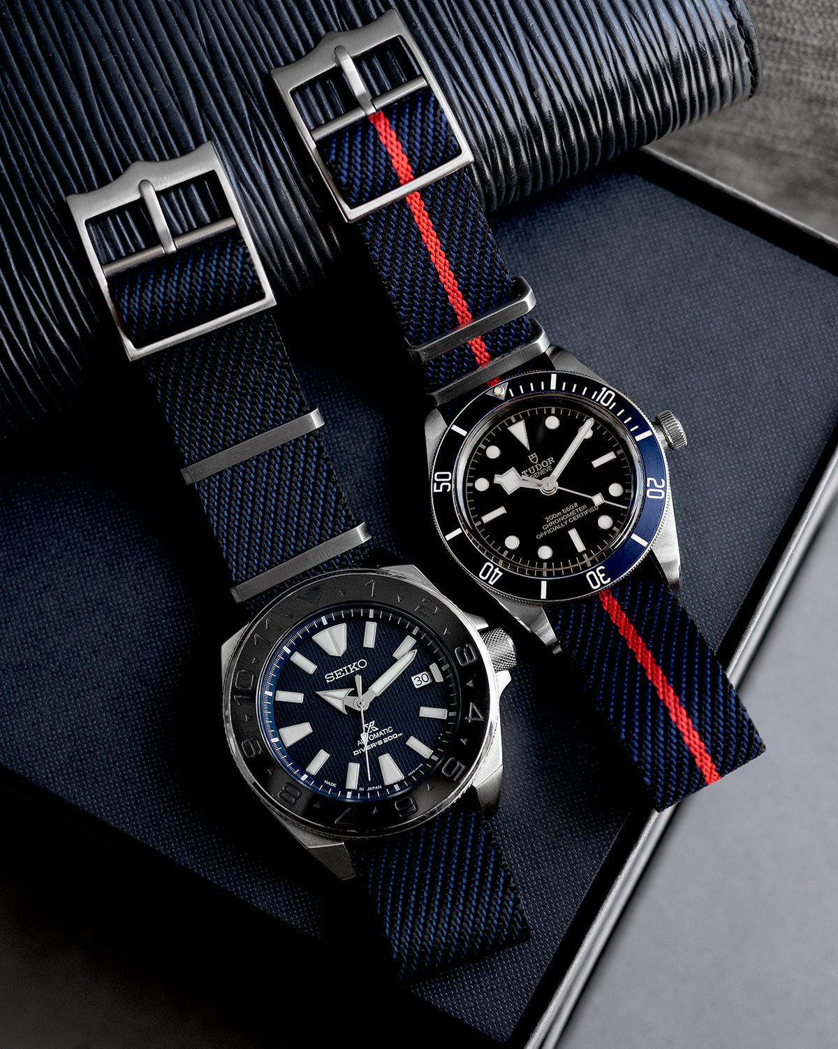 Blackbay Adjustable II - Navy with Red Centerline