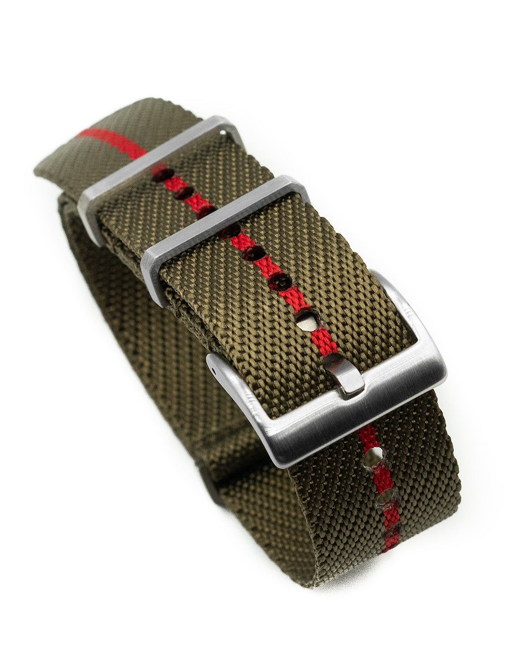 Nylon M II - Olive with red centerline