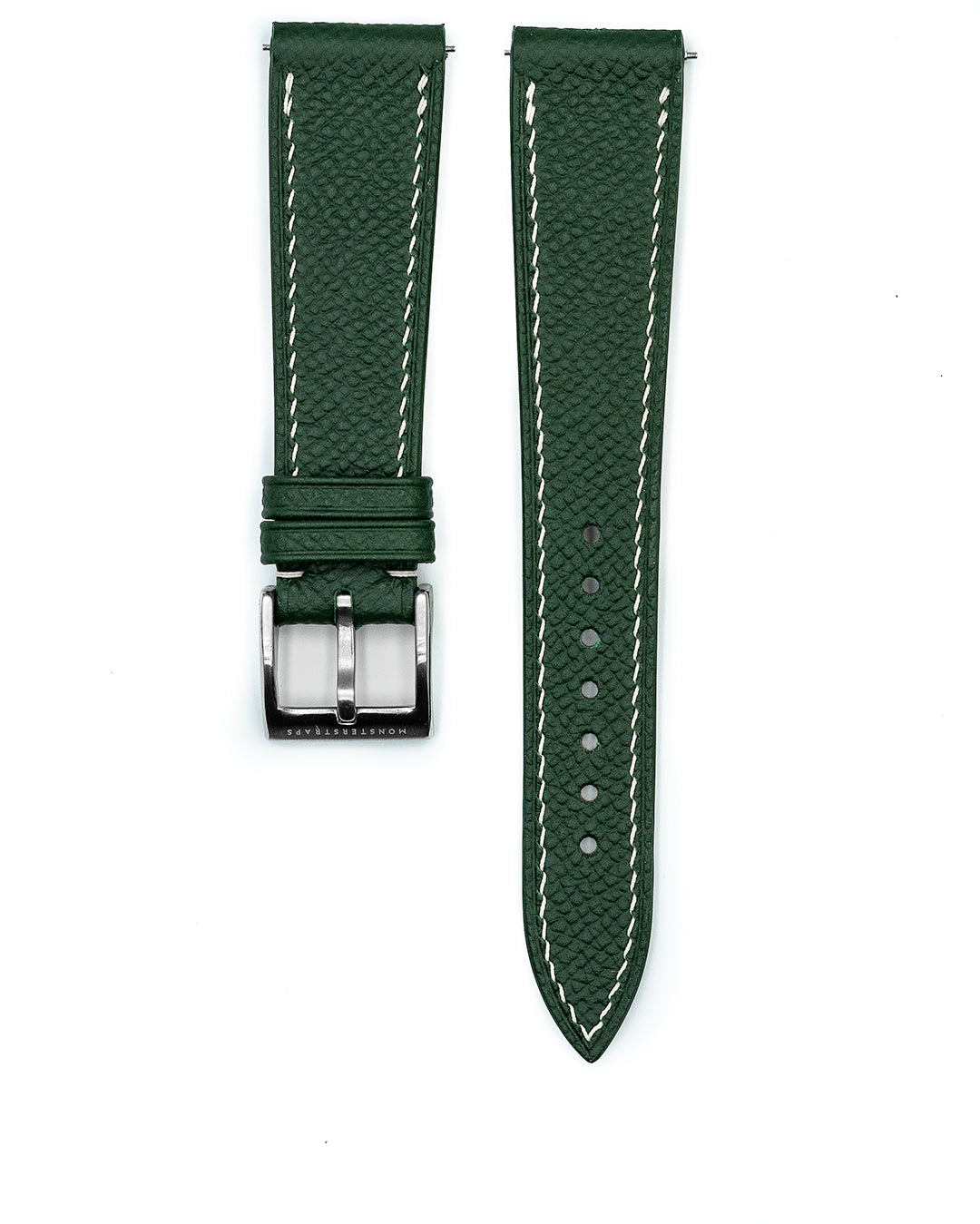 Epsom Leather Strap (Royal Green)