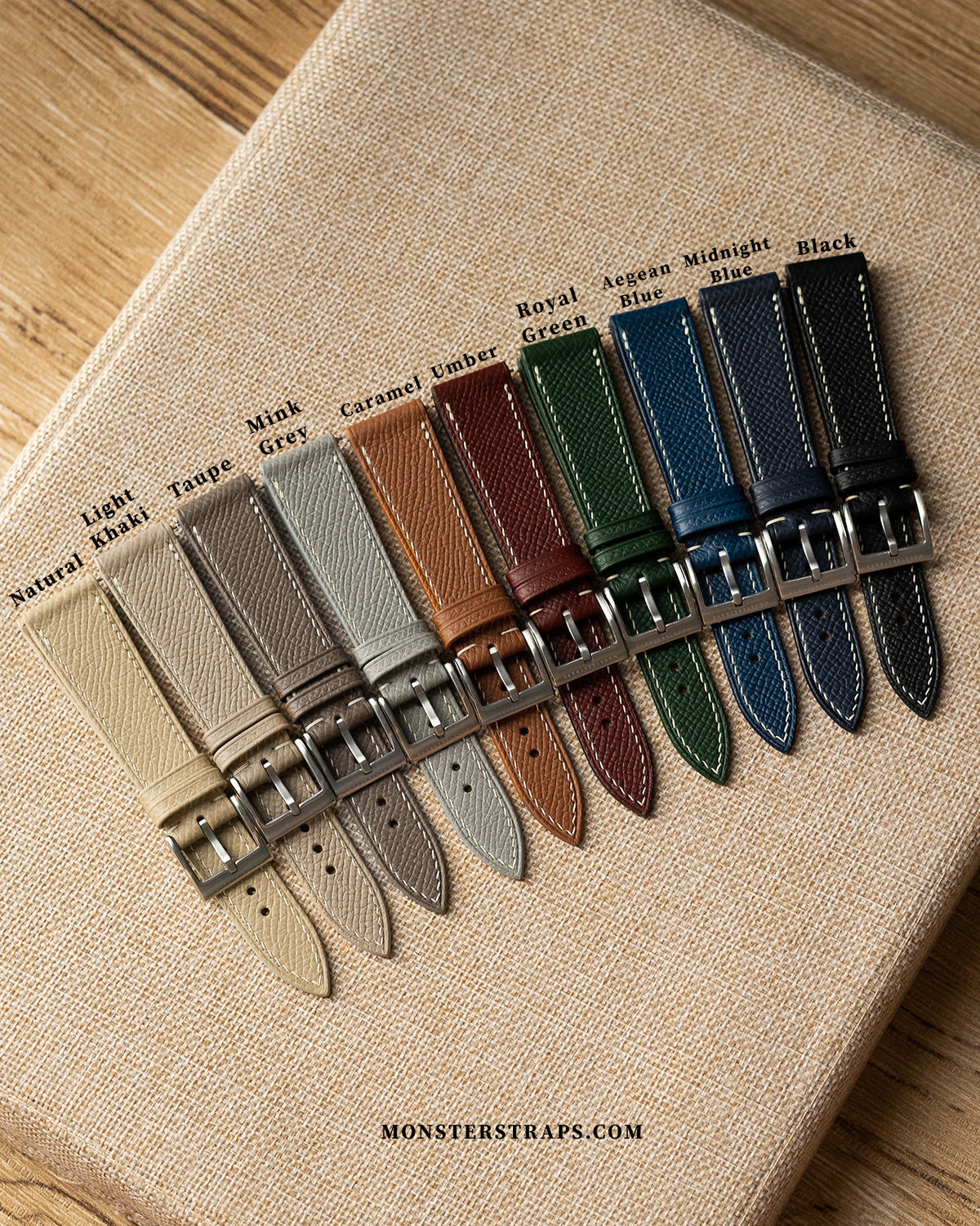 Epsom Leather Strap (Caramel)