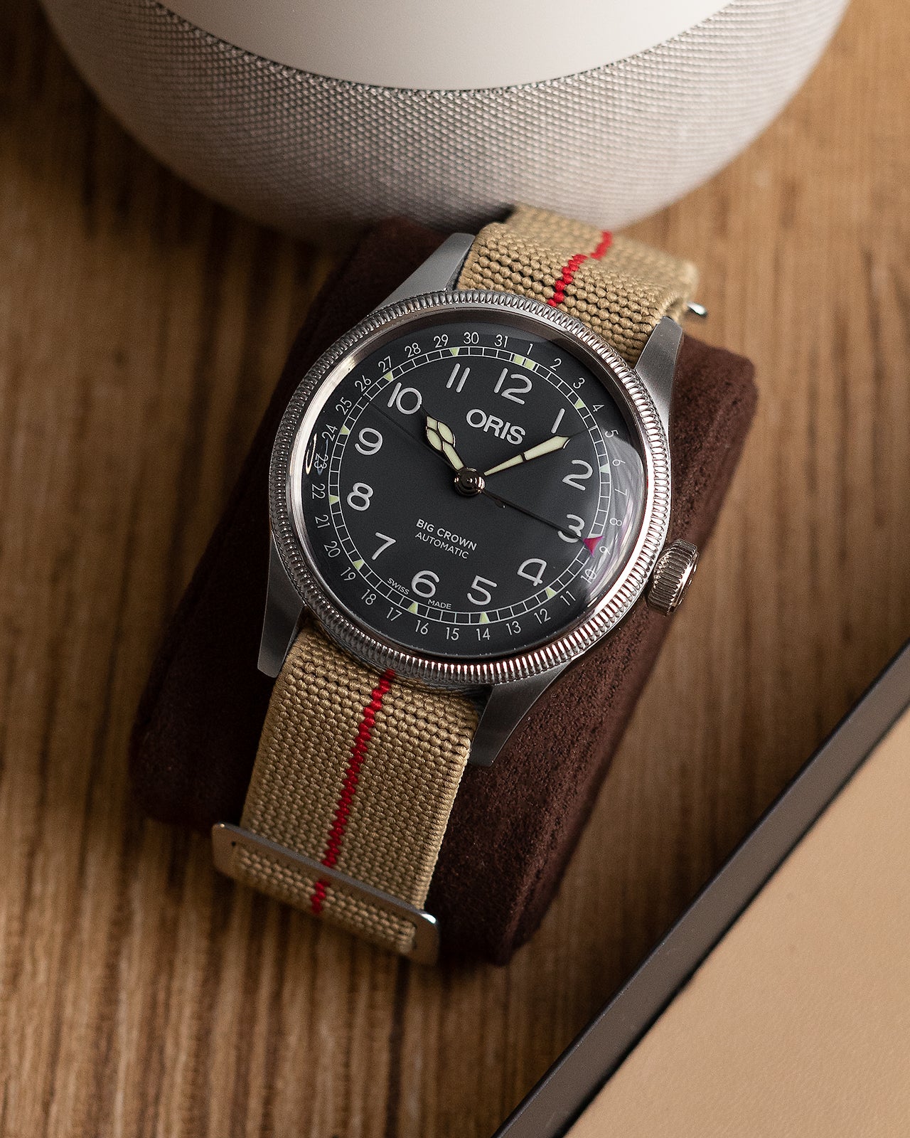 PARA Elastic - Khaki with Red Centerline