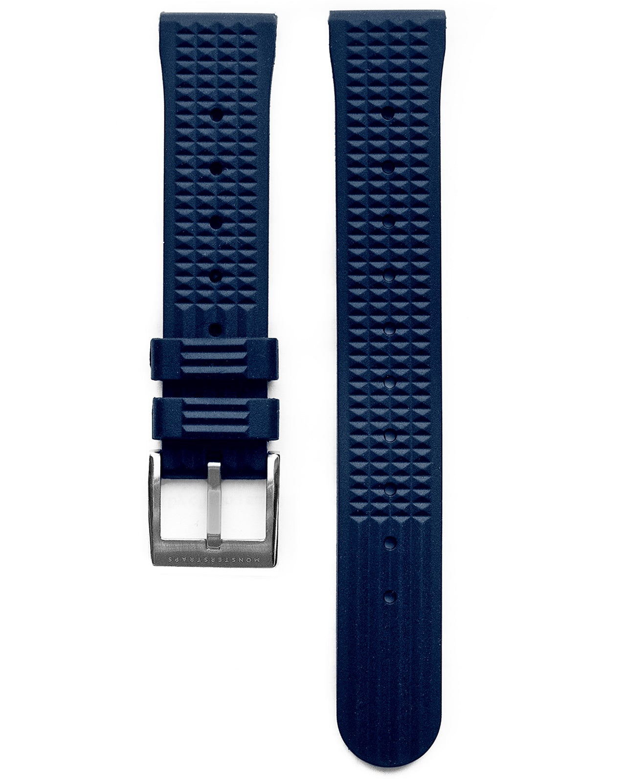 VULCANISED RUBBER - WAFFLE STRAP (NAVY, VINTAGE STYLE)