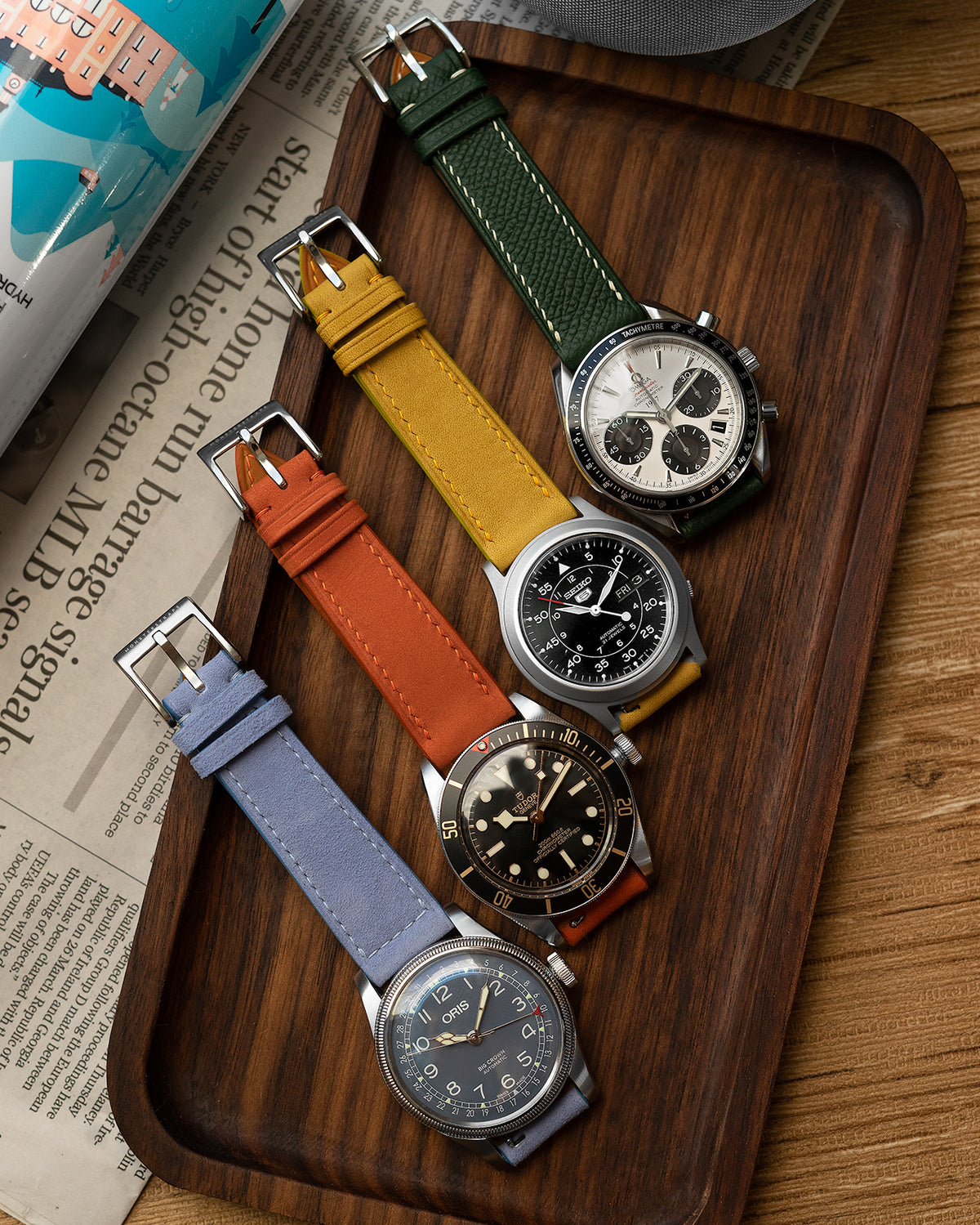 Suede Leather Strap (Sky Blue)