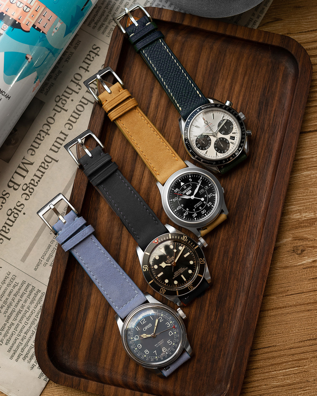 Nubuck Leather Strap (Black)