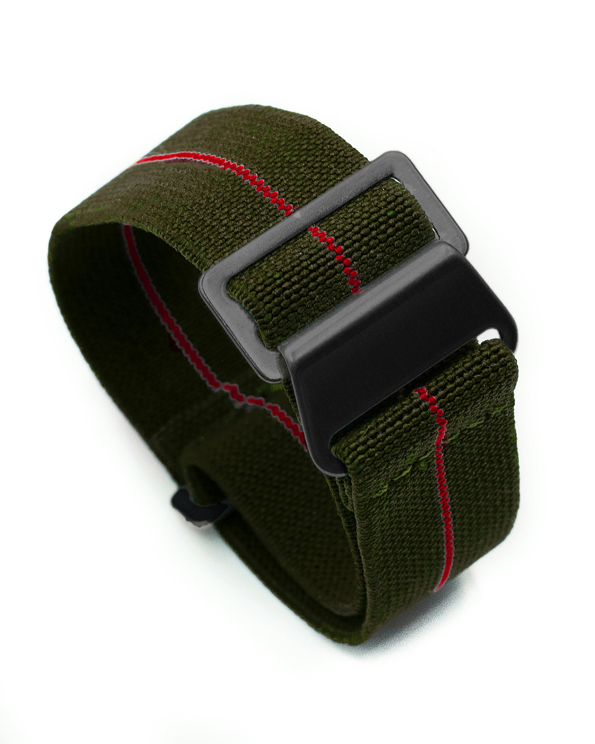 PARA Elastic (Stealth) - Olive Green with Red Centerline