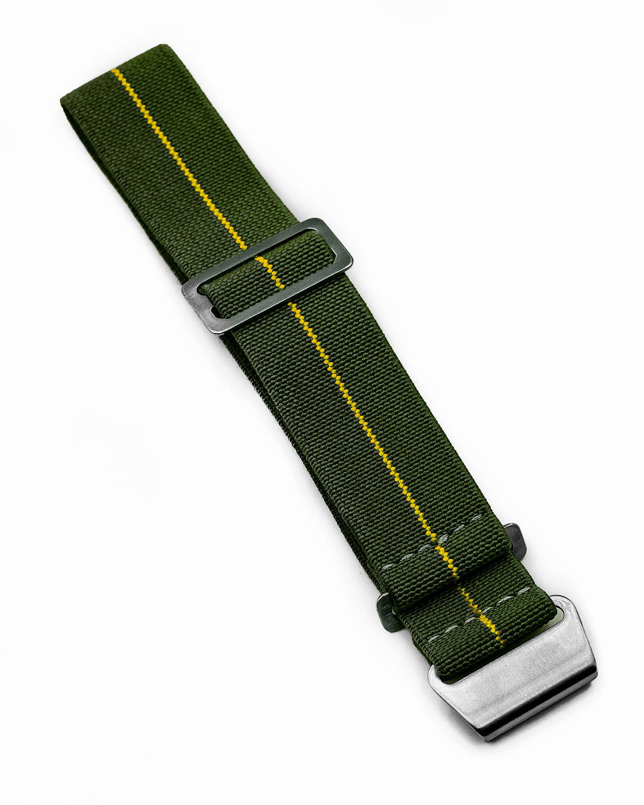 PARA Elastic - Olive Green with Yellow Centerline