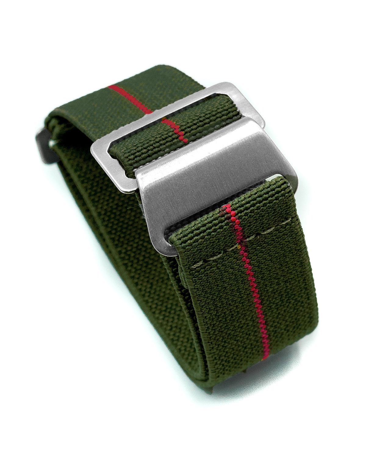 PARA Elastic - Olive Green with Red Centerline