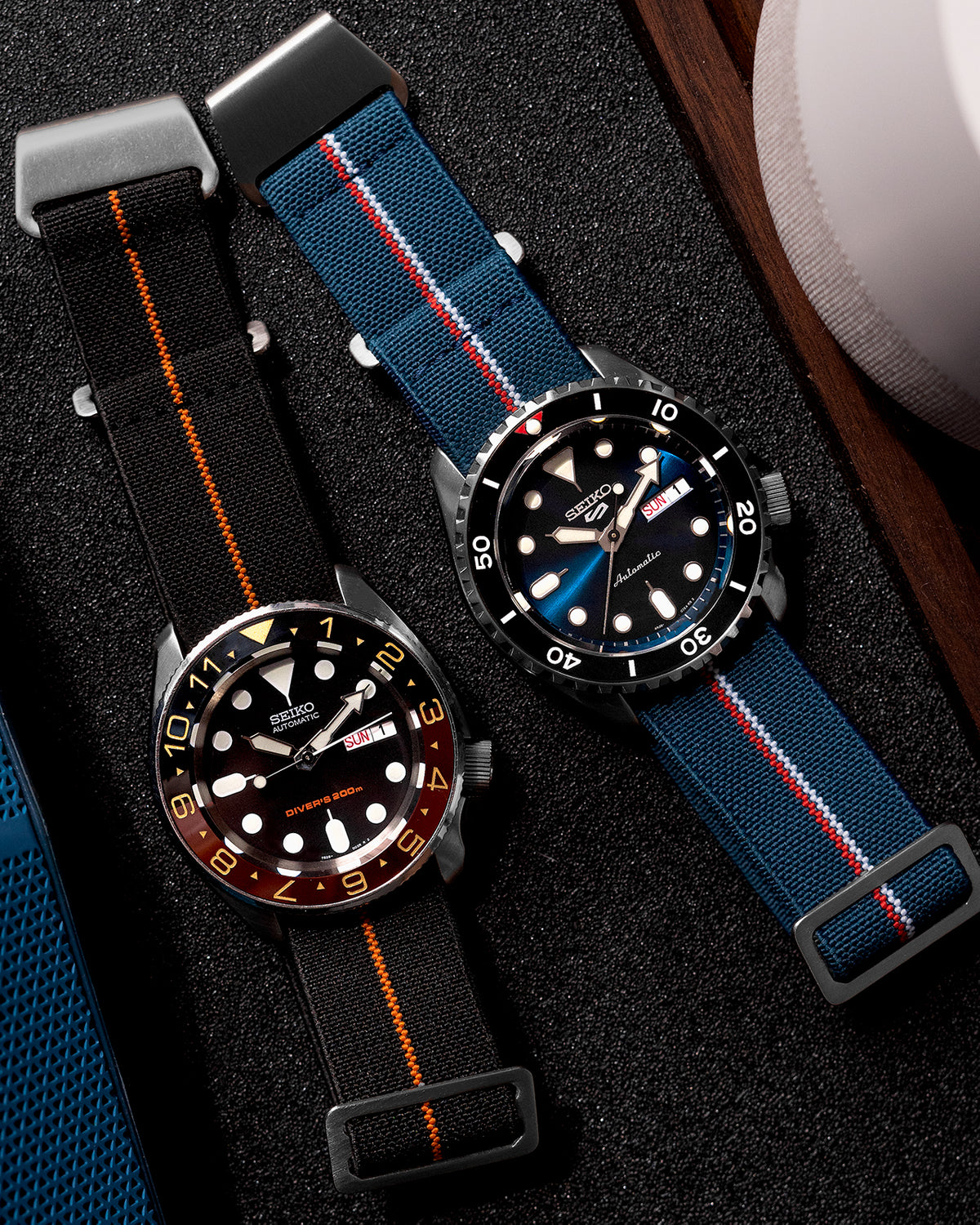 PARA Elastic - Black with Orange Centerline