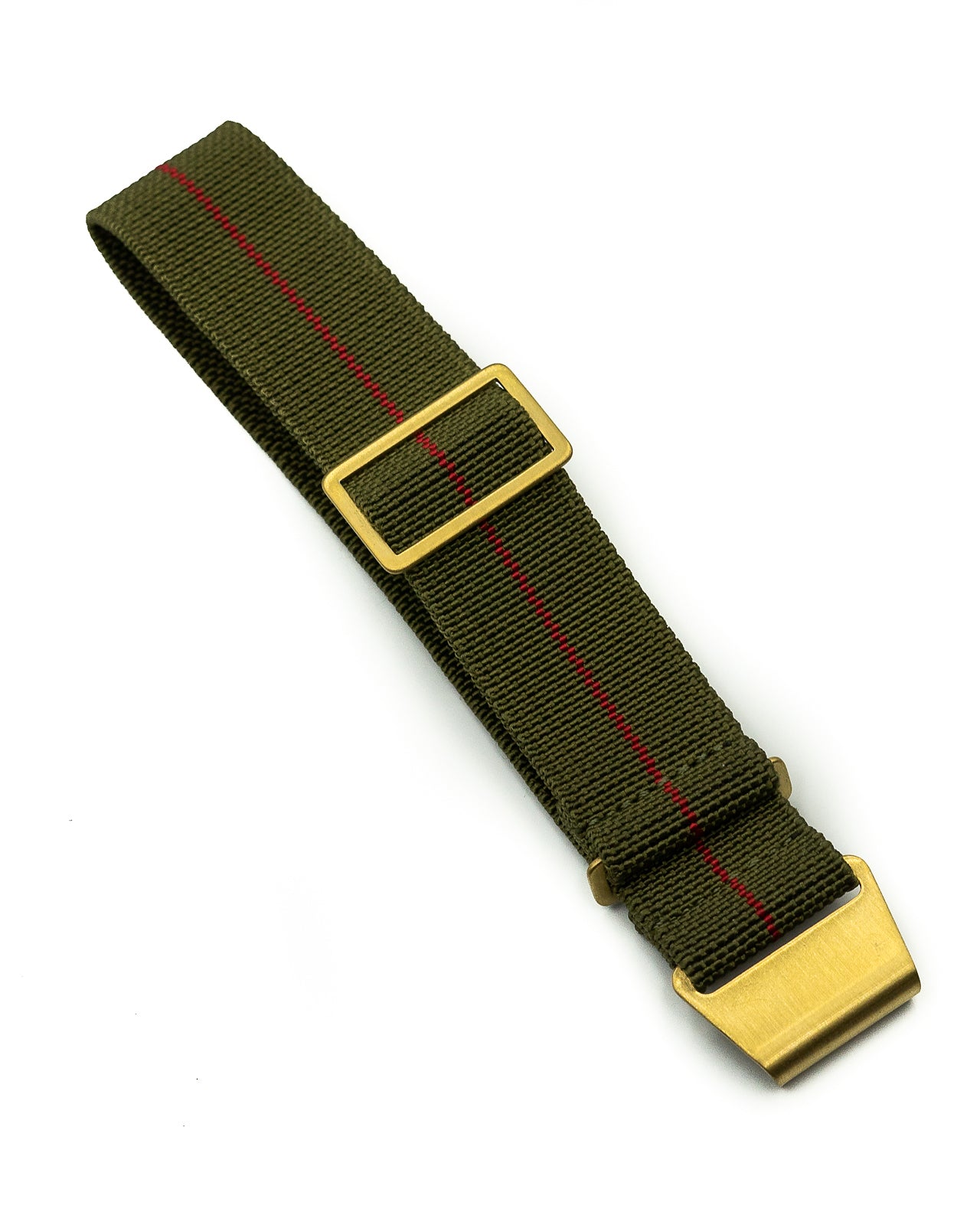 PARA Elastic (Bronze) - Olive Green with Red Centerline