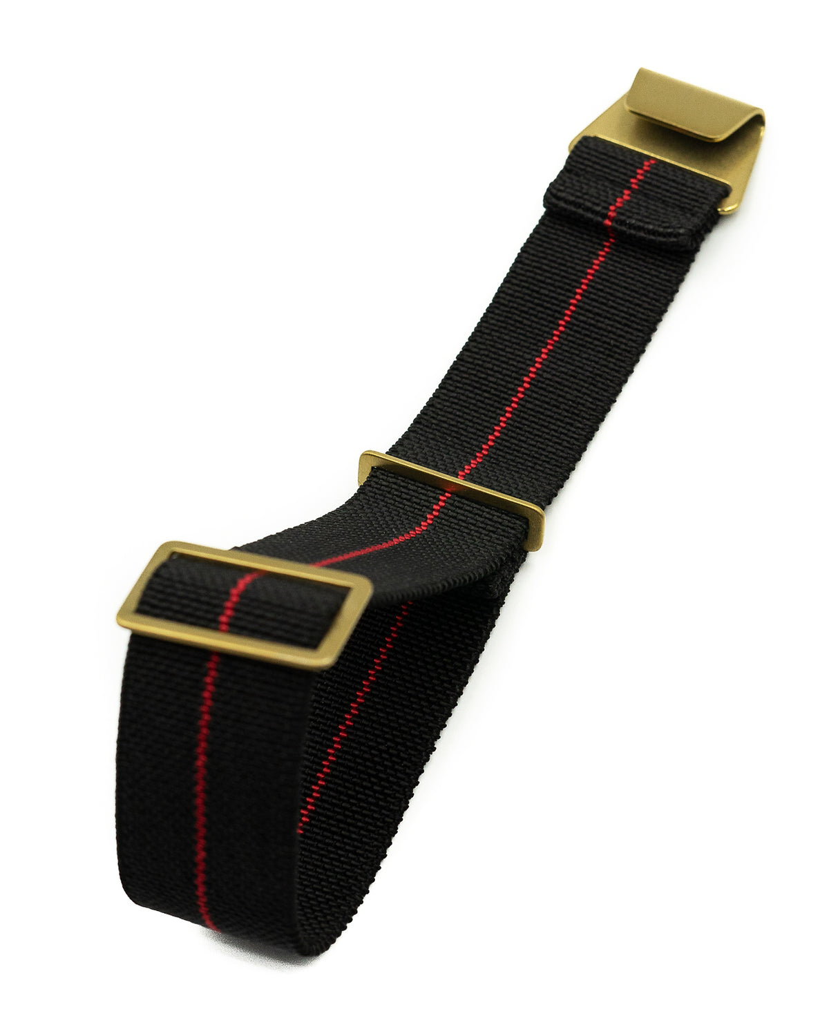 PARA Elastic (Bronze) - Black with Red Centerline