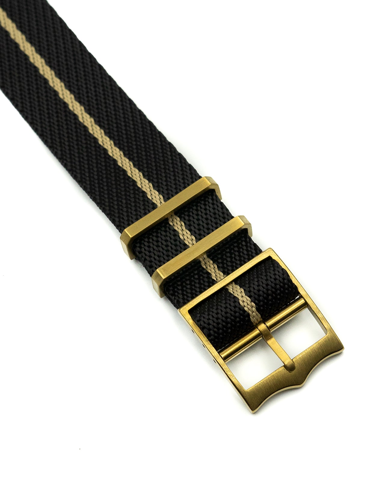 Blackbay Adjustable II (Bronze) - Midnight Black with Khaki Centerline