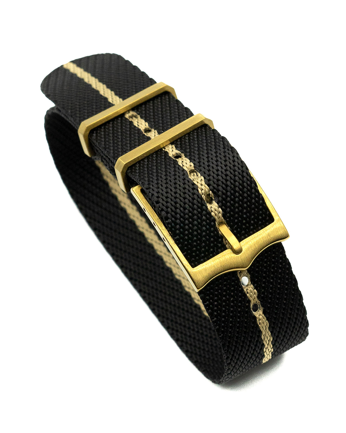 Blackbay Adjustable II (Bronze) - Midnight Black with Khaki Centerline