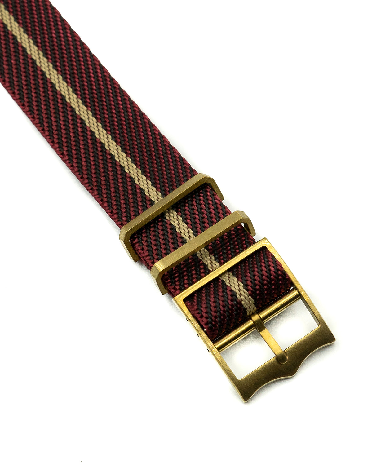 Blackbay Adjustable II (Bronze) - Maroon with Khaki Centerline