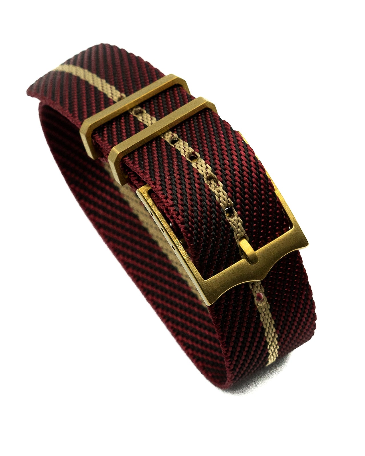 Blackbay Adjustable II (Bronze) - Maroon with Khaki Centerline