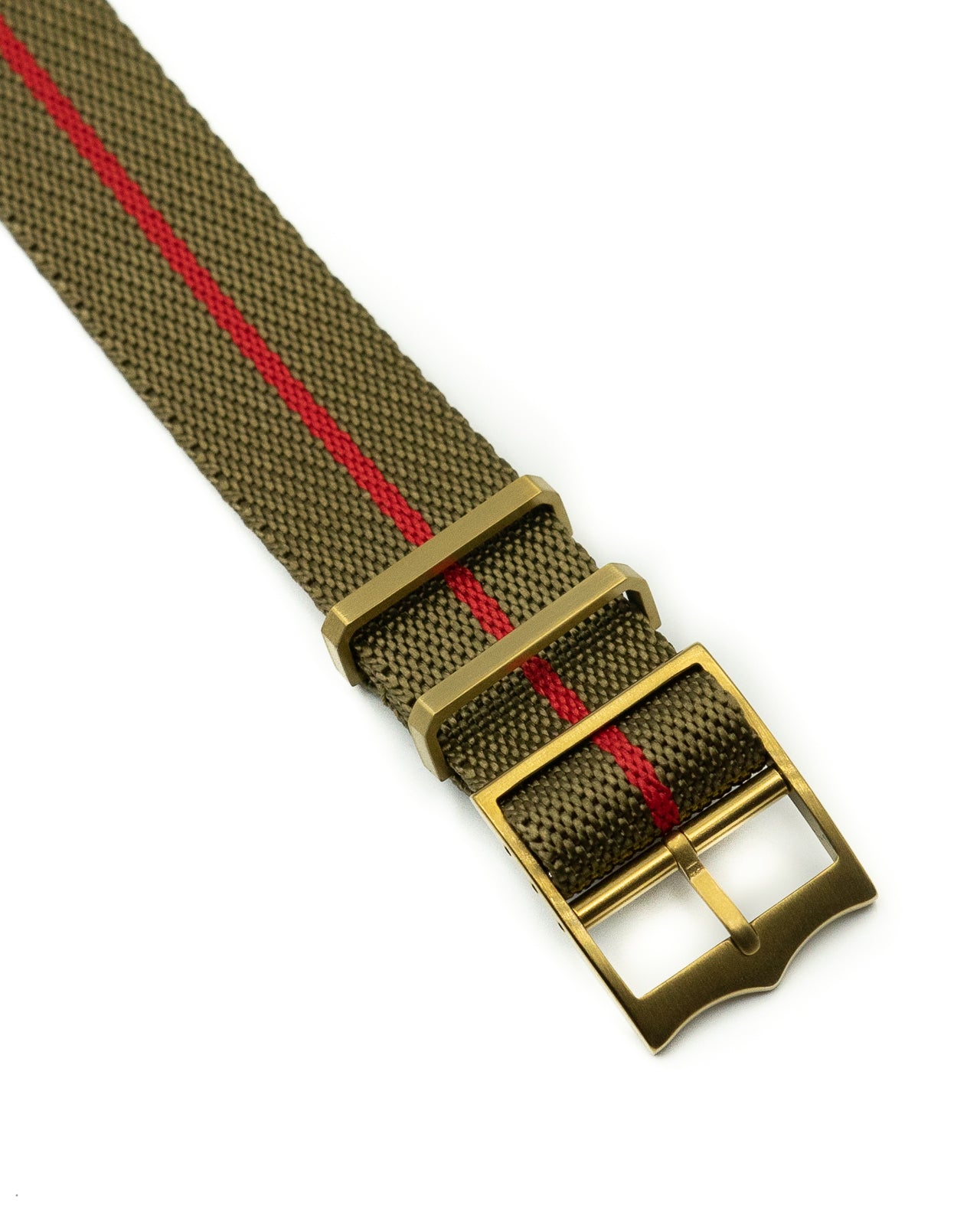 Blackbay Adjustable II (Bronze) - Olive with Red Centerline