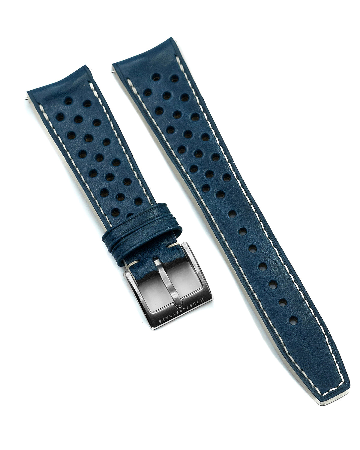 Rally Leather Strap (Blue)