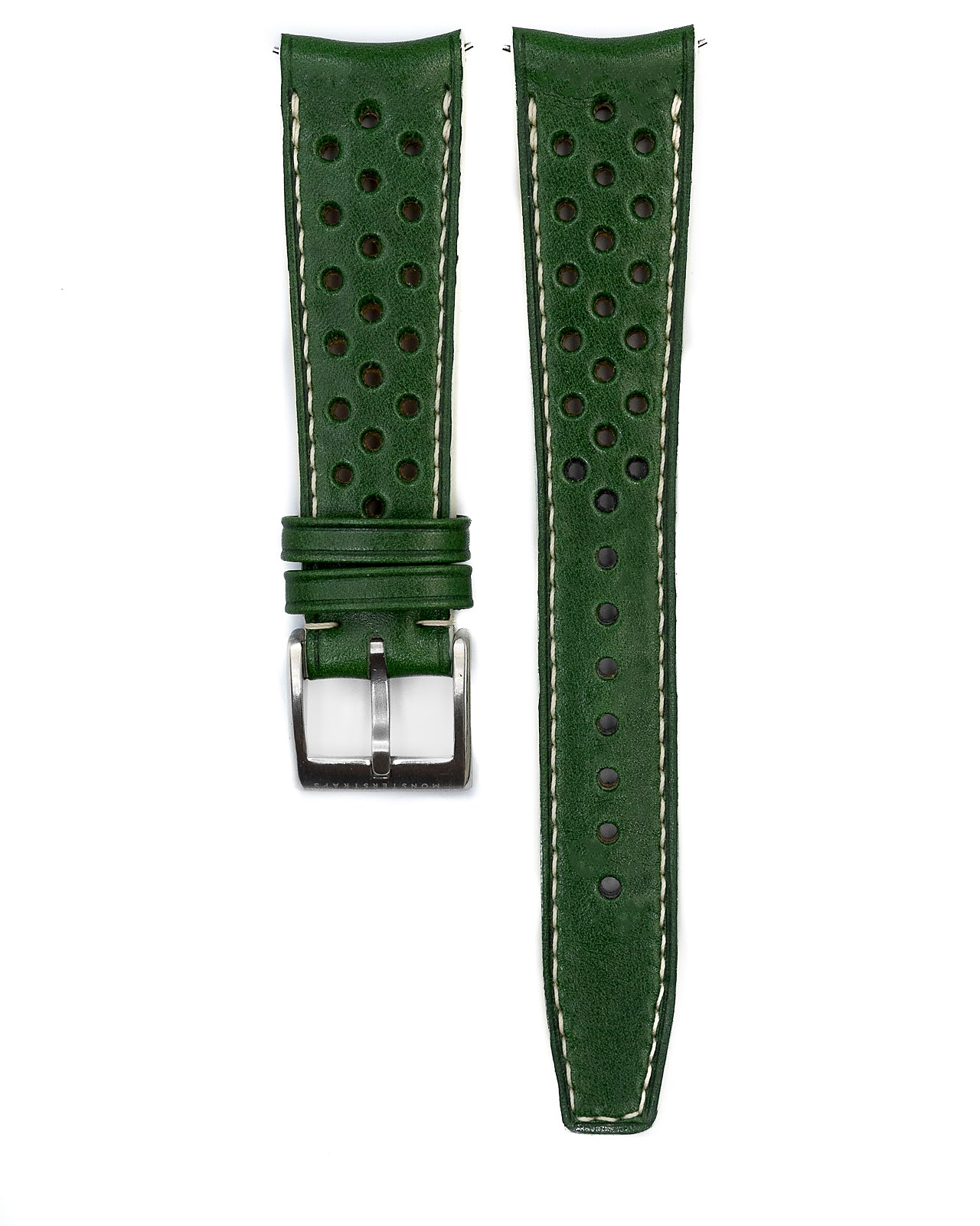 Rally Leather Strap (Racing Green)