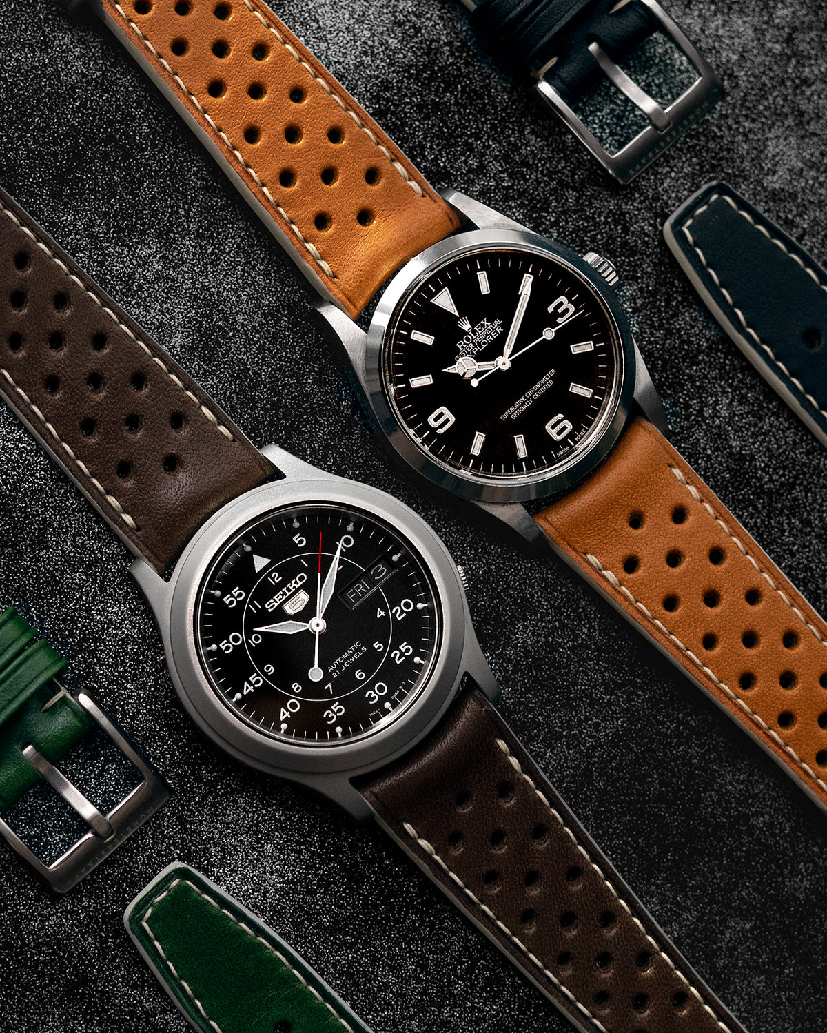 Rally Leather Strap (Tan)