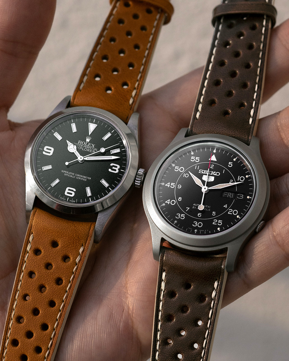 Rally Leather Strap (Tan)