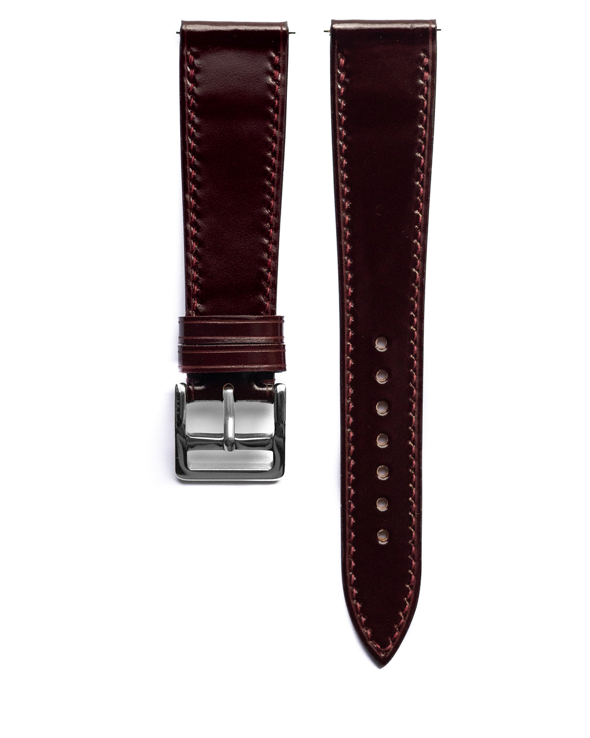 Shell Cordovan Strap (Burgundy)