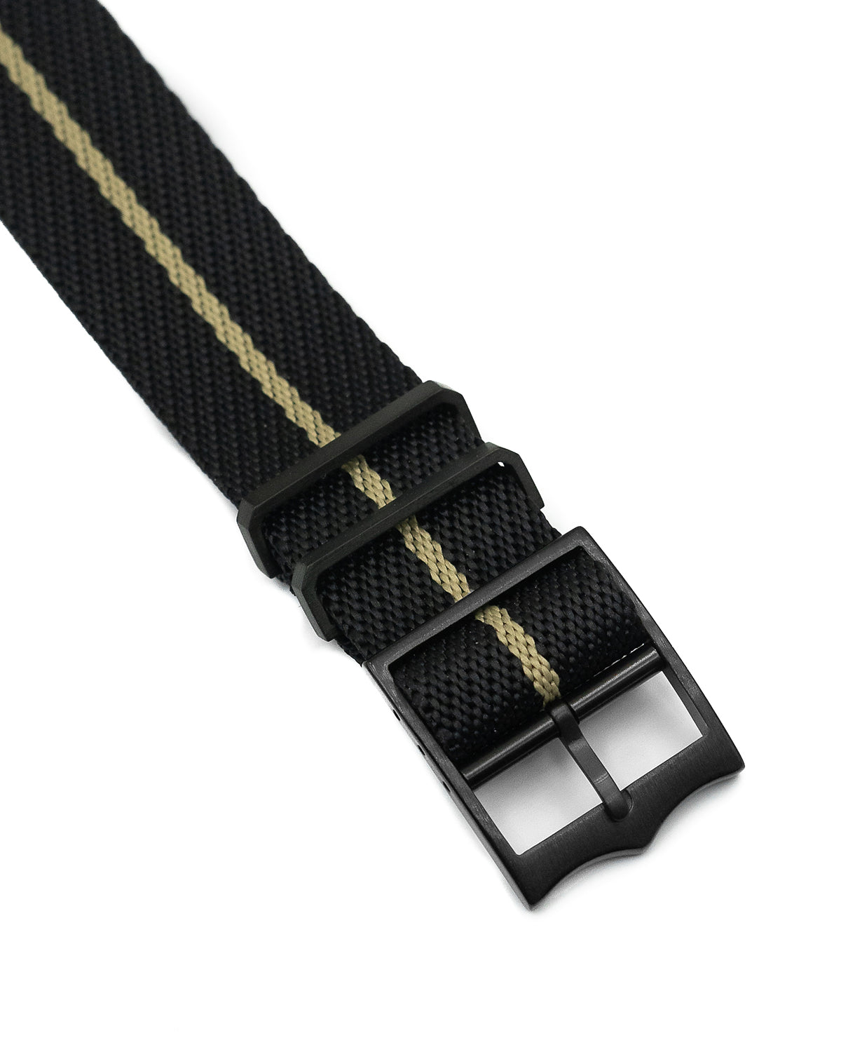 Blackbay Adjustable II (Stealth) - Midnight Black with Khaki Centerline