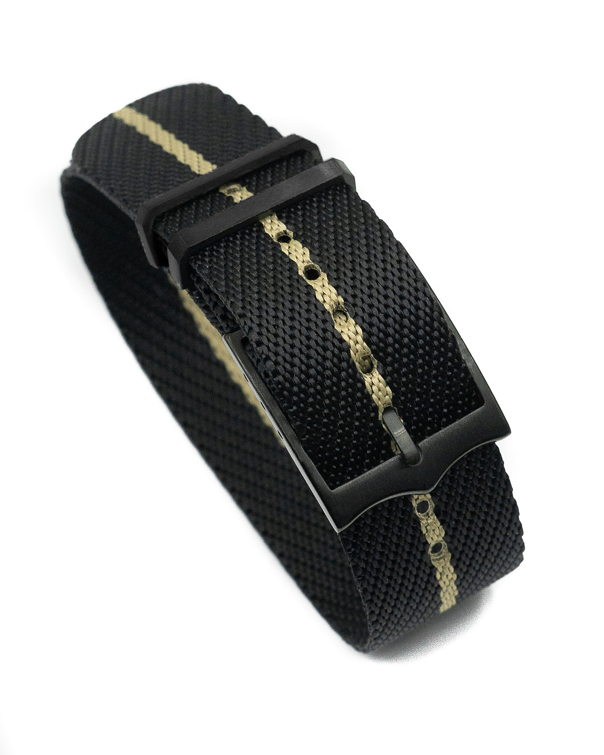 Blackbay Adjustable II (Stealth) - Midnight Black with Khaki Centerline