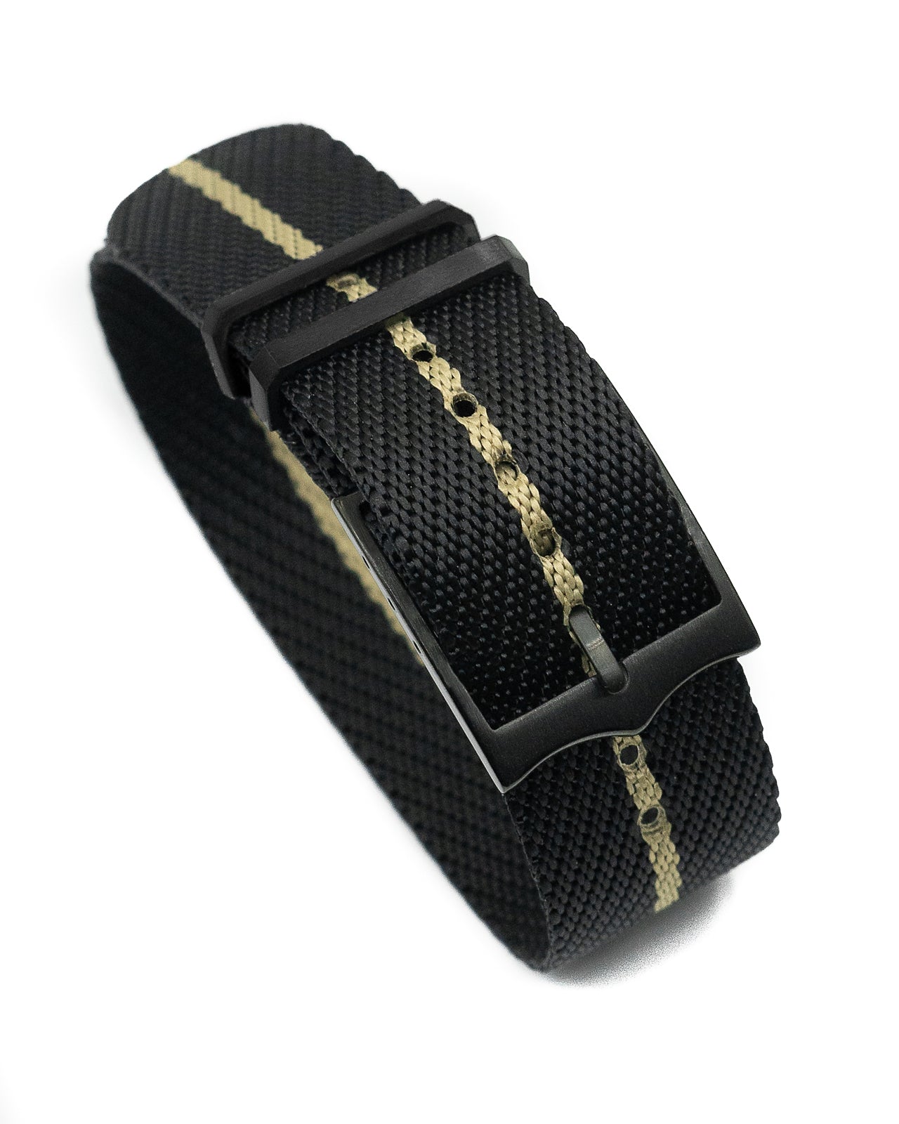 Blackbay Adjustable II (Stealth) - Midnight Black with Khaki Centerline