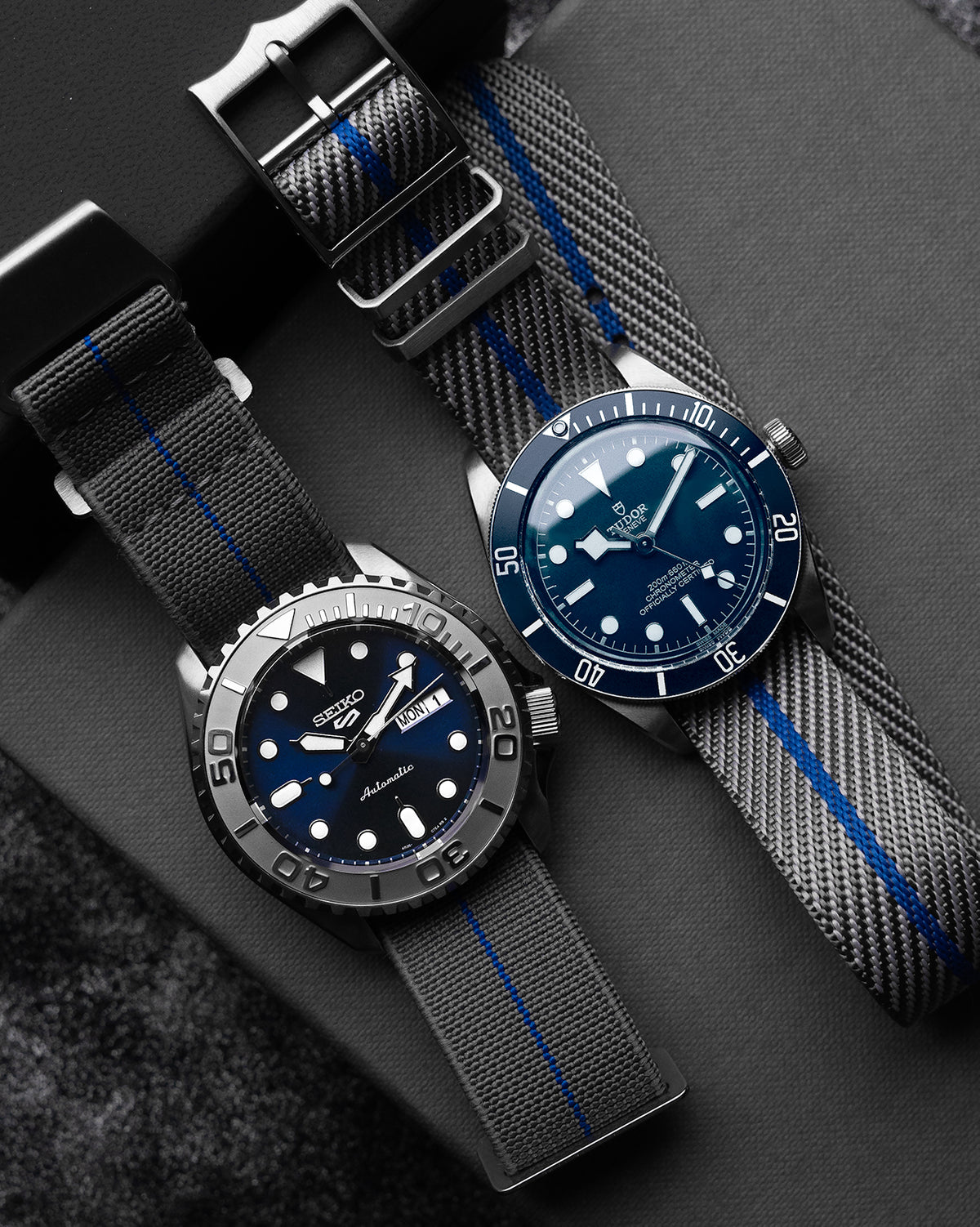 Blackbay Adjustable II - Grey with Blue Centerline