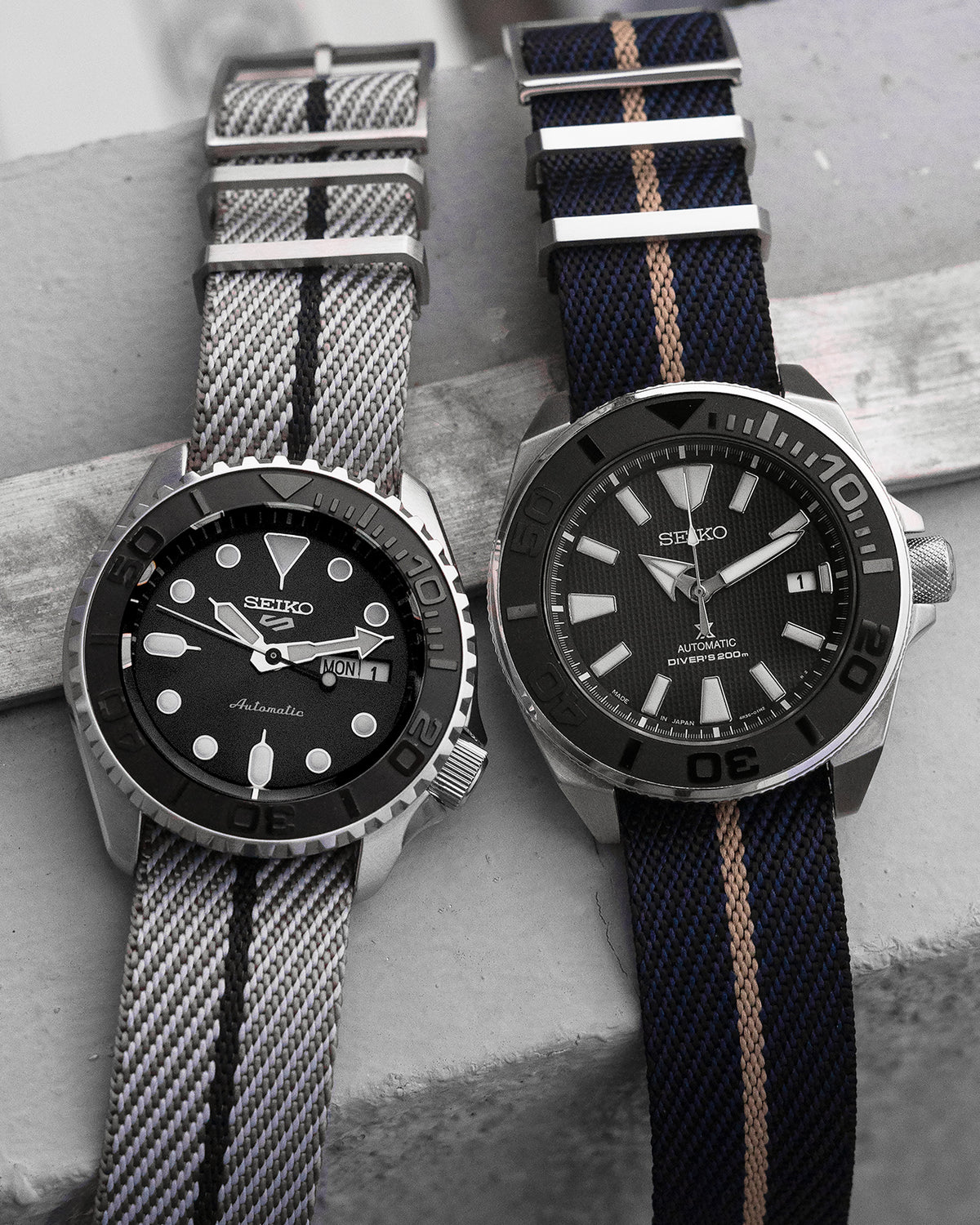 Blackbay Adjustable II - Midnight Blue with Khaki Centerline