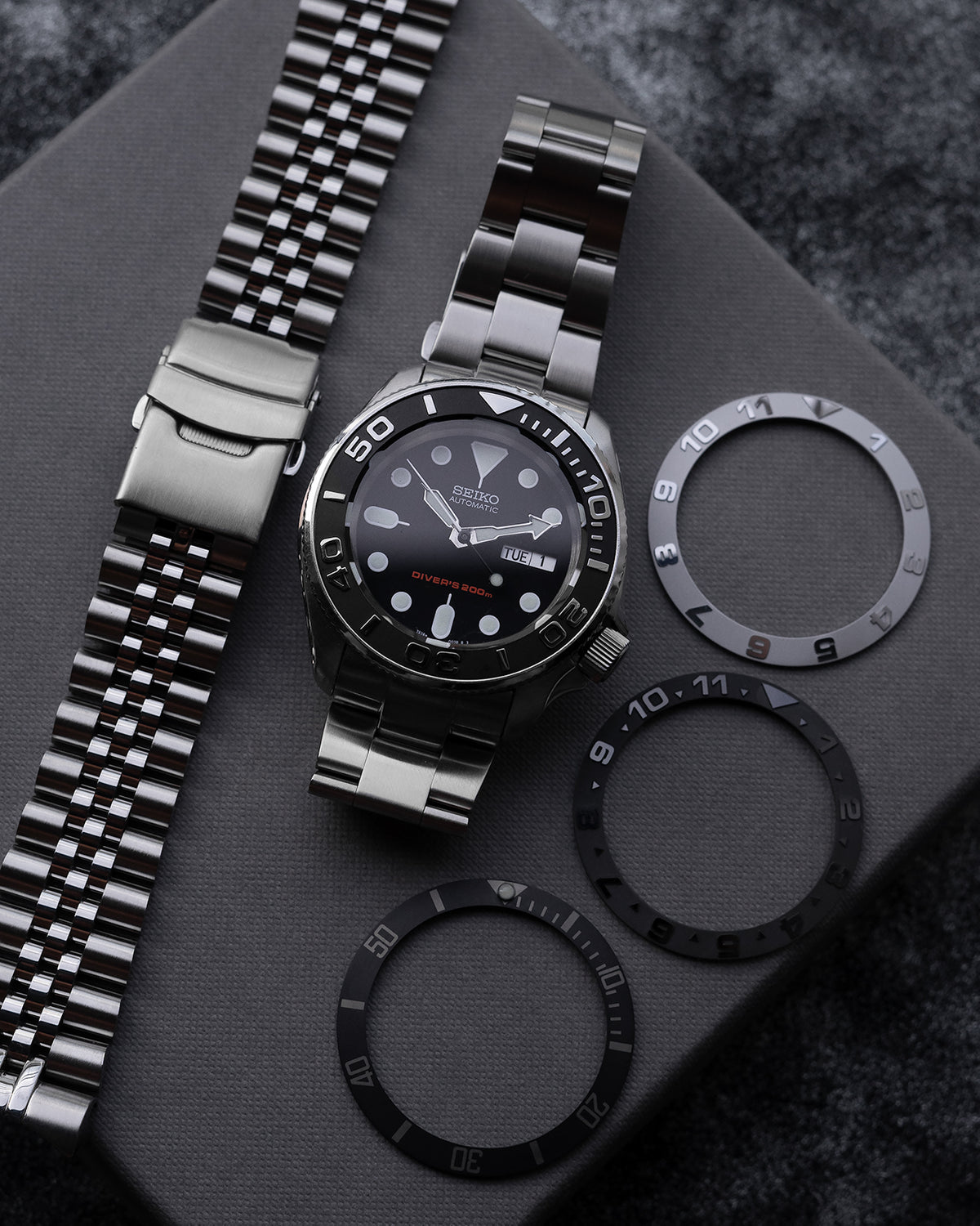 BRACELET SKX/SRPD - OYSTER BRUSHED