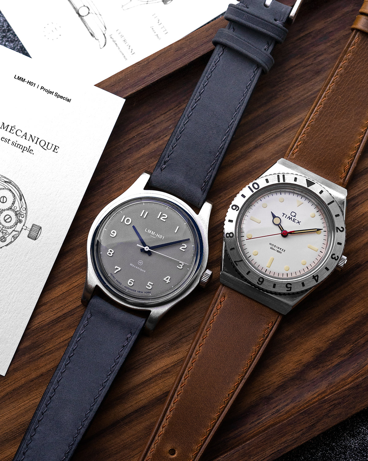 Nubuck Leather Strap (Slate Blue)