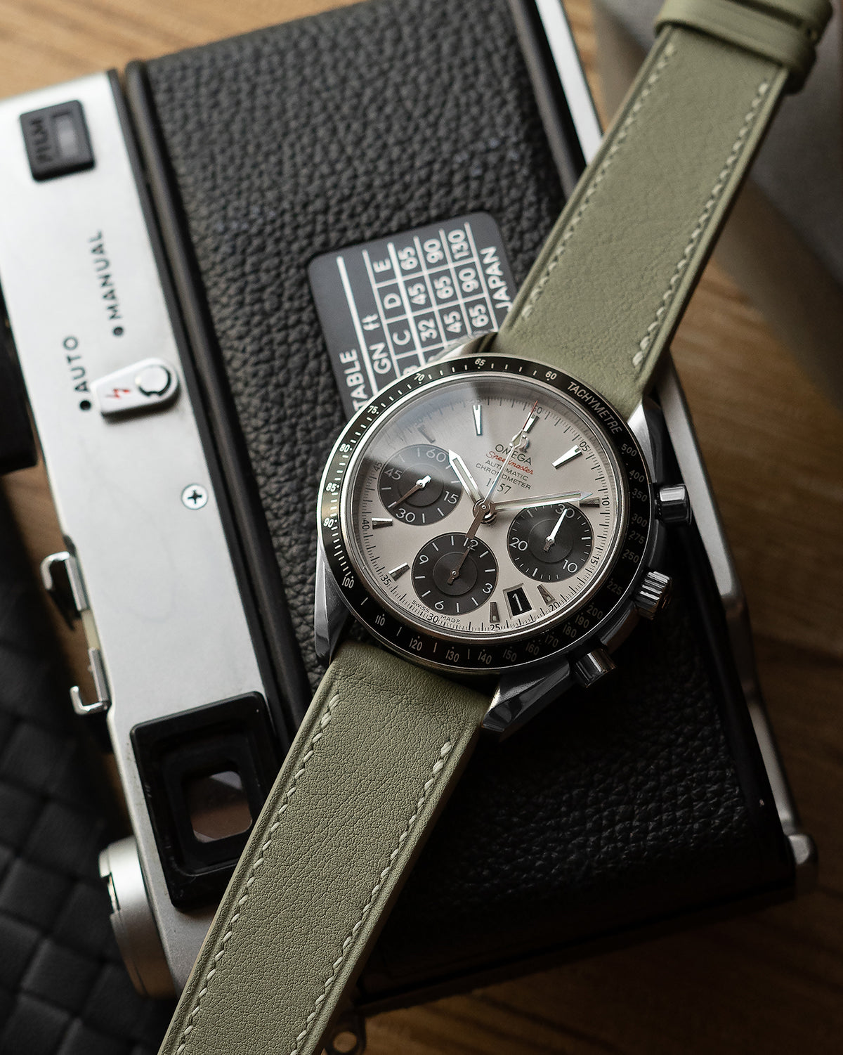 Swift Leather Strap (Vert Pale)