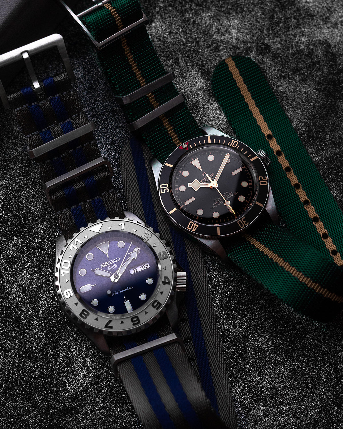 Blackbay Adjustable III - Royal Green with Khaki Centerline