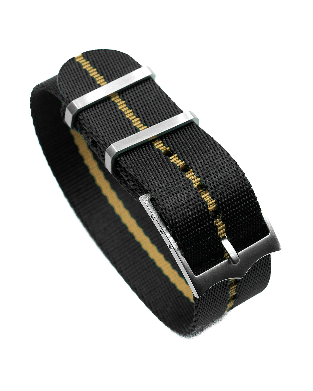 Blackbay Adjustable III - Onyx Black with Khaki Centerline