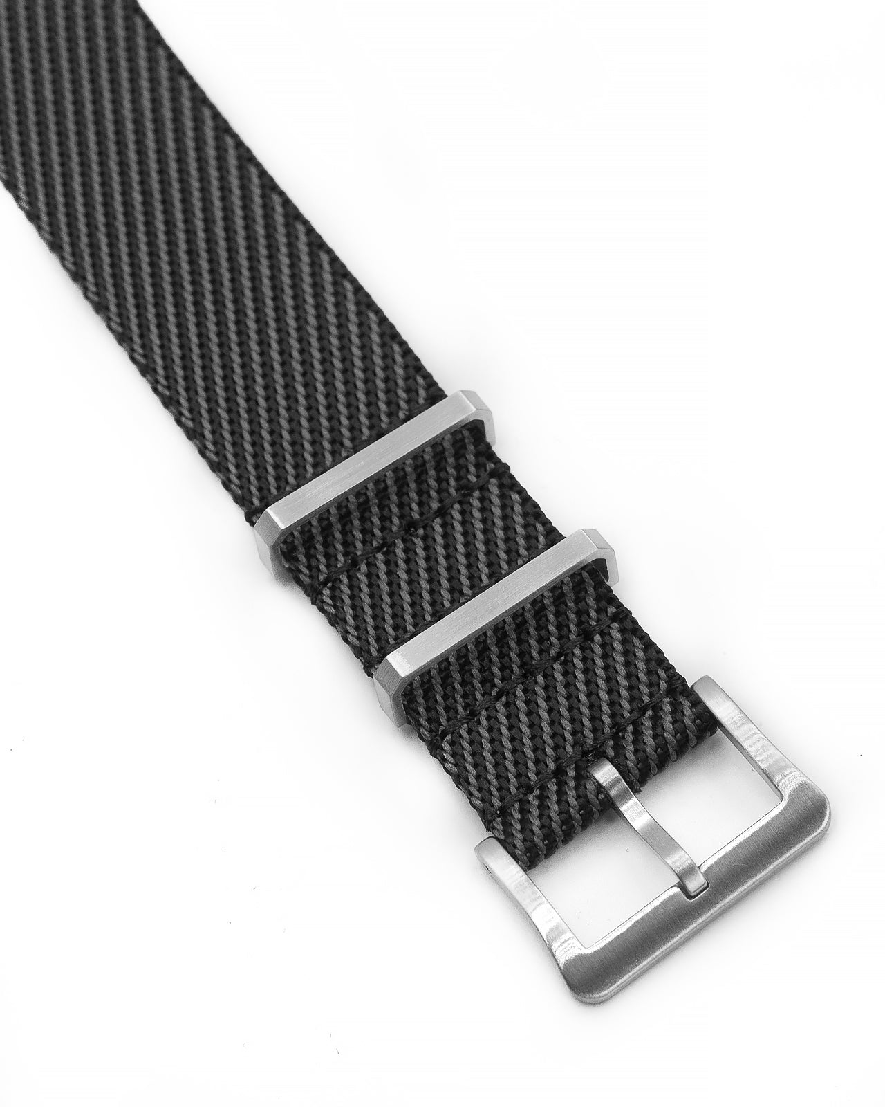 Nylon M II - Twill Metal (Black with Grey)