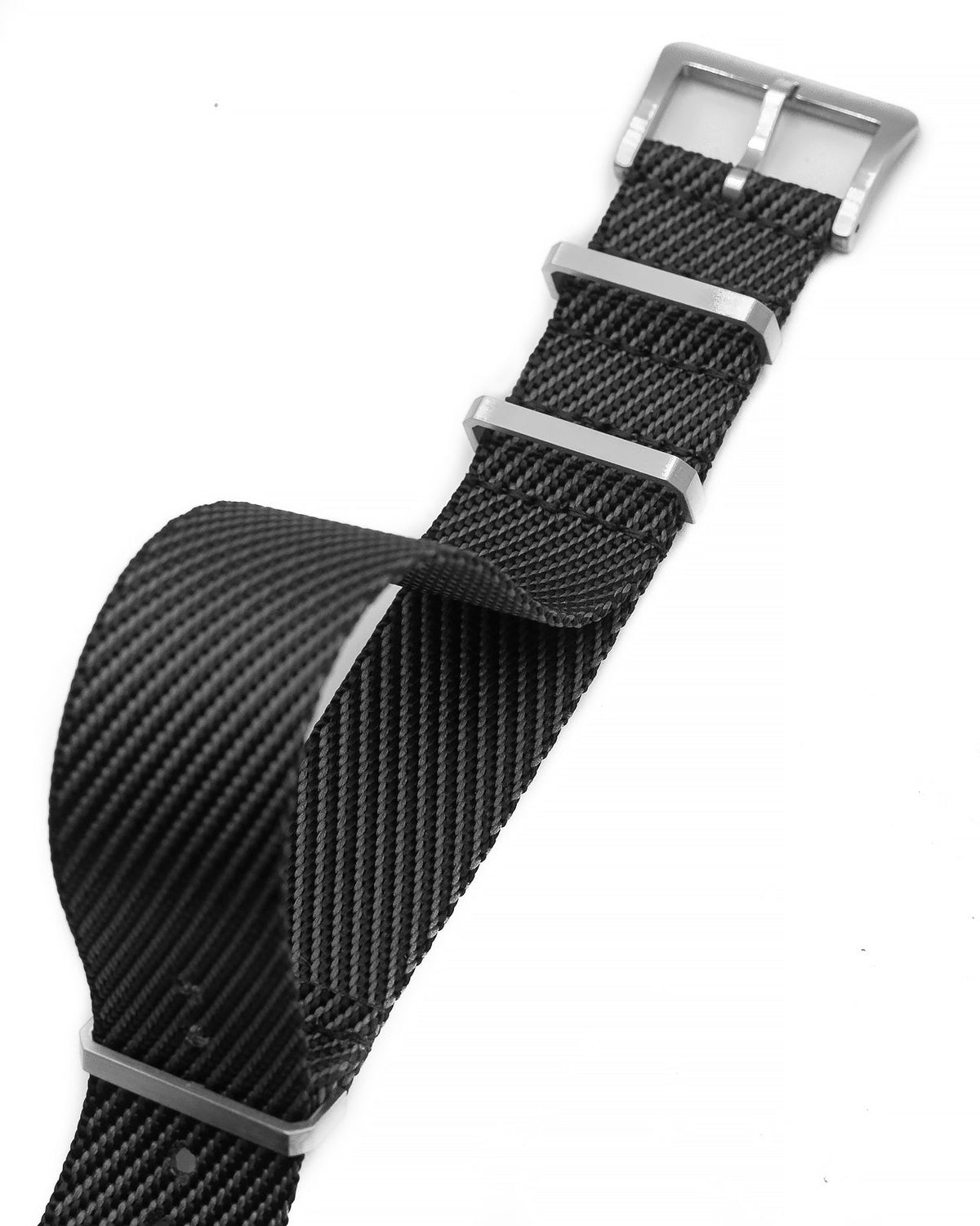 Nylon M II - Twill Metal (Black with Grey)