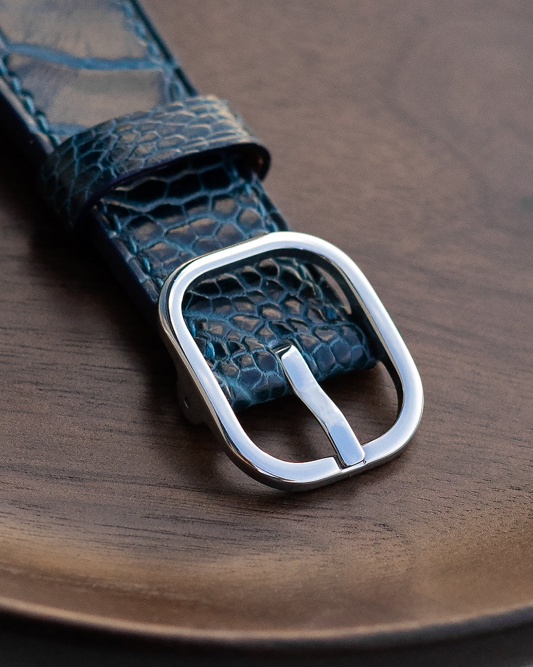 Lizard Leather Strap (Natural, Glazed)