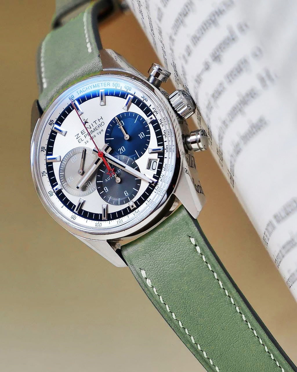 Swift Leather Strap (Vert Pale)